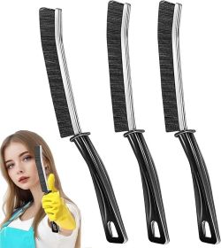 3Pcs Hard-bristled Crevice Cleaning Brush, Multifunctional Thin Gap Scrub Brush, Bathroom Cleaner Tools for Household Use, Kitchen, Window, Toile